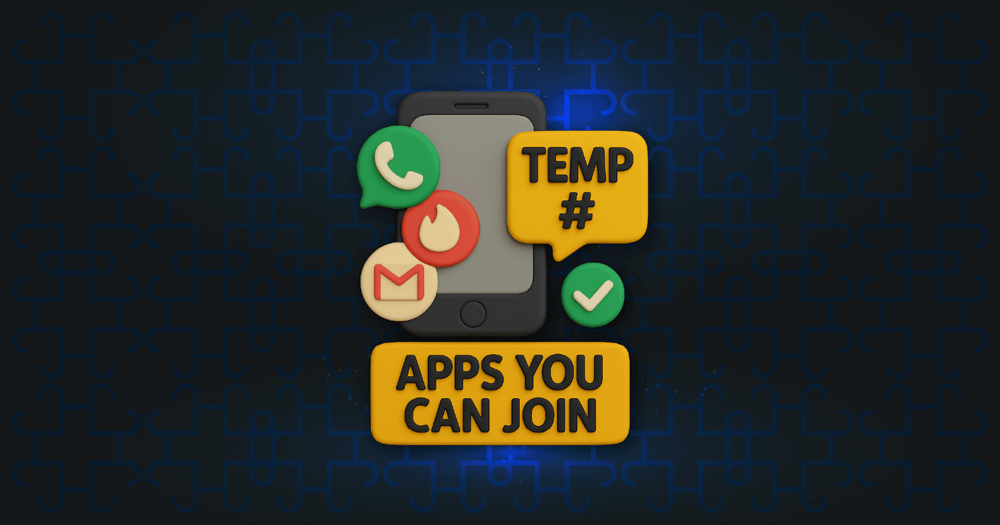 WhatsApp, Tinder, Gmail: Apps You Can Join Using a Temp Number image