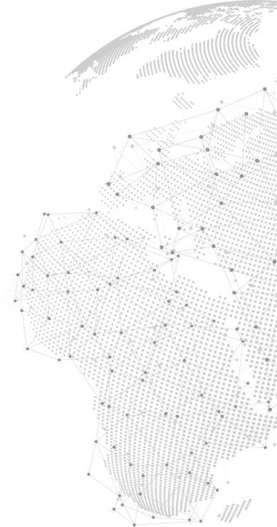 globe showing global connectivity